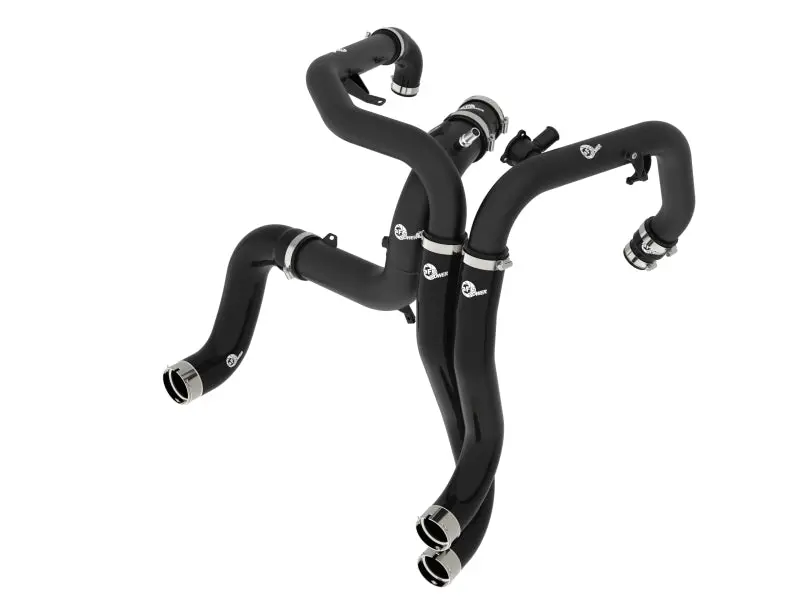 Afe Bladerunner Aluminum Hot And Cold Charge Pipe Kit (Black) For 2022+ Ford Bronco Raptor 3.0L | 46-20754-B 1