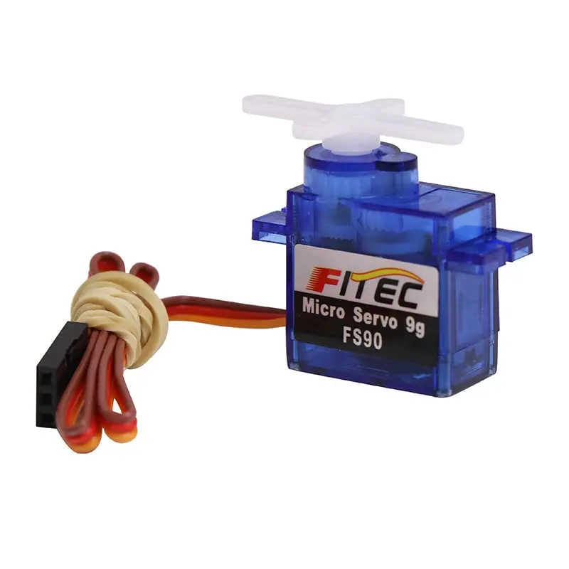 Mini 180 Degree Resin Gear Servo Fs90 1