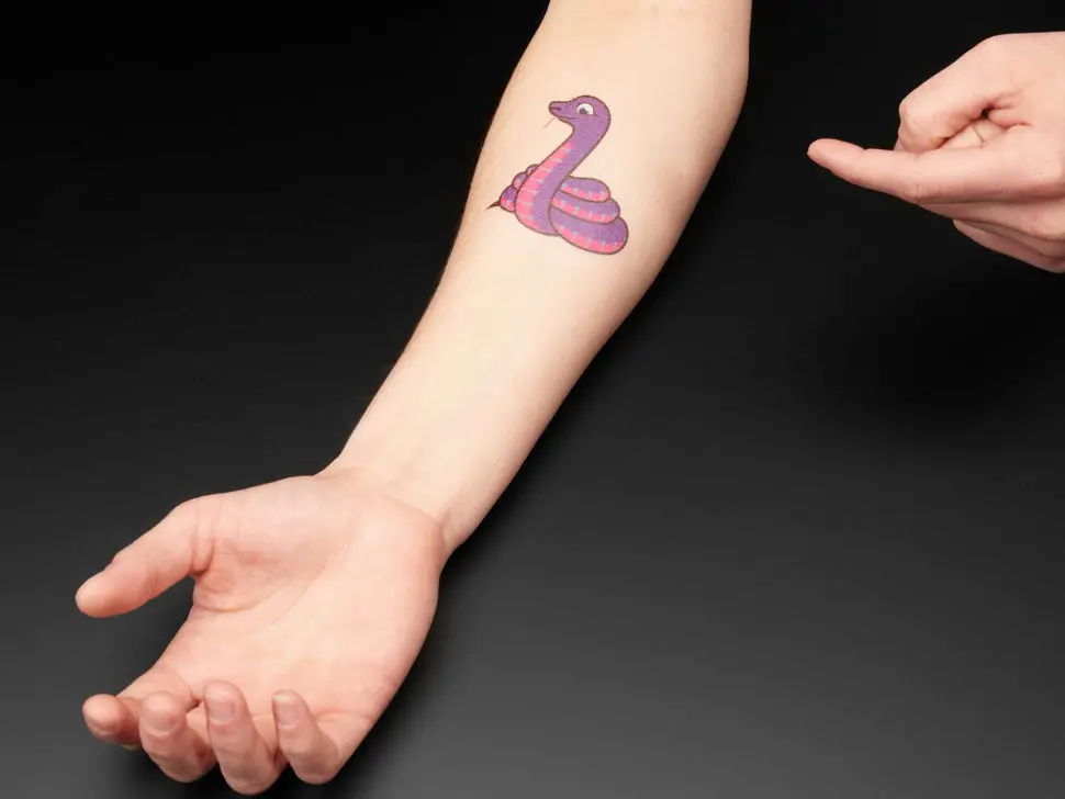 Blinka The Circuitpython Temporary Tattoo 1