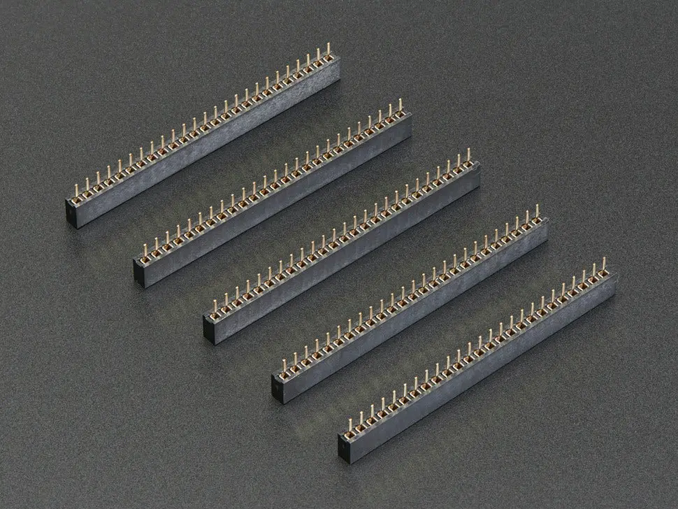 2Mm Pitch 25-Pin Female Socket Headers - Pack Of 5 1