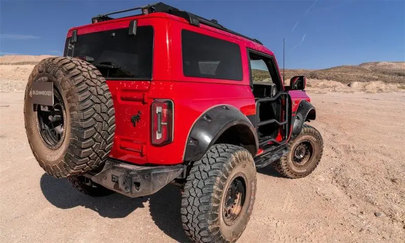 Bushwacker 21-22 Ford Bronco (2 Door) Pocket Style Fender Flares - 4Pc Smooth 1