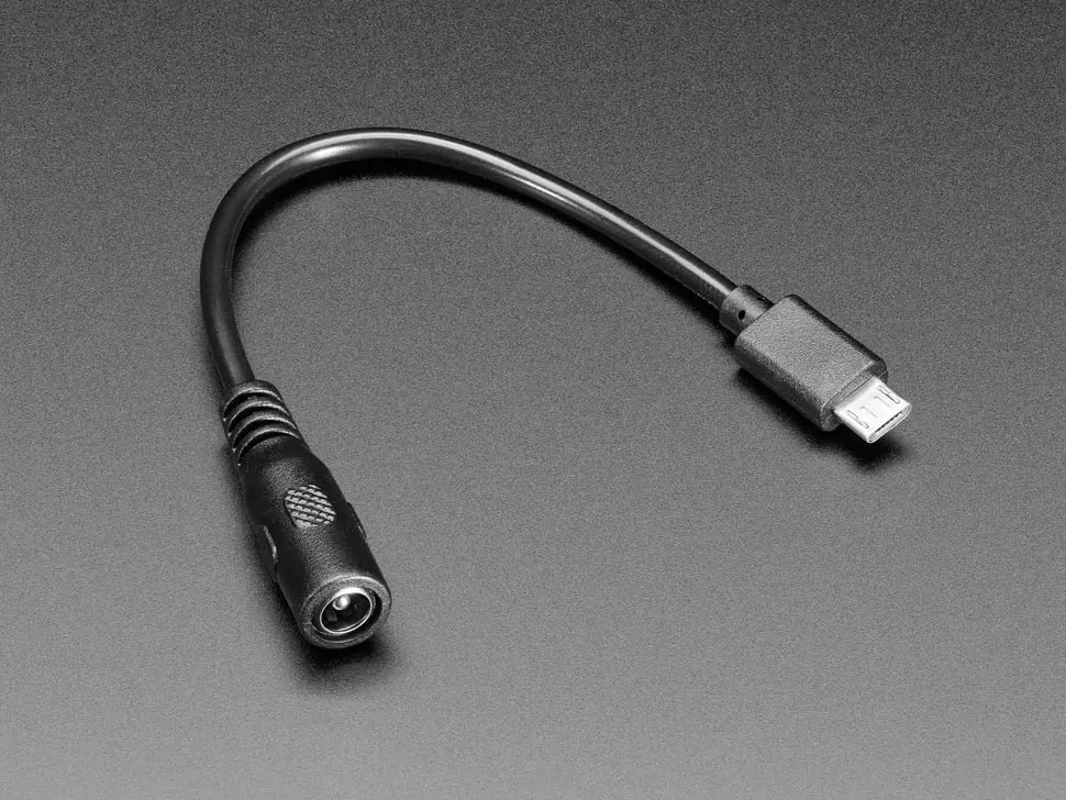 Microusb Plug To 5.5/2.1Mm Dc Barrel Jack Adapter 1