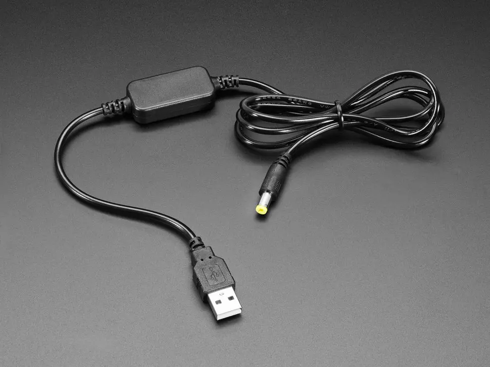 Usb To 2.1Mm Dc Booster Cable - 9V 1