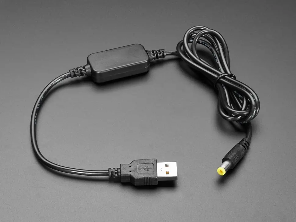 Usb To 5.5Mm / 2.1Mm Dc Booster Cable - 12V Output 1