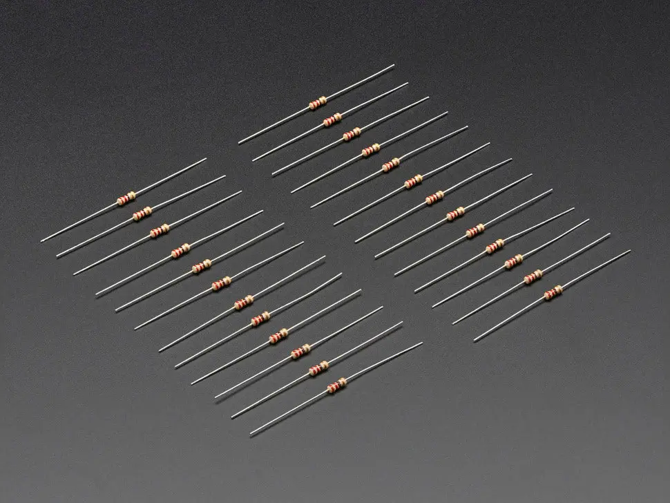 Through-Hole Resistors - 220 Ohm 5% 1/4W - Pack Of 25 1