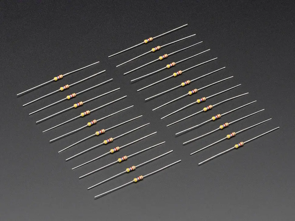 Through-Hole Resistors - 4.7K Ohm 5% 1/4W - Pack Of 25 1
