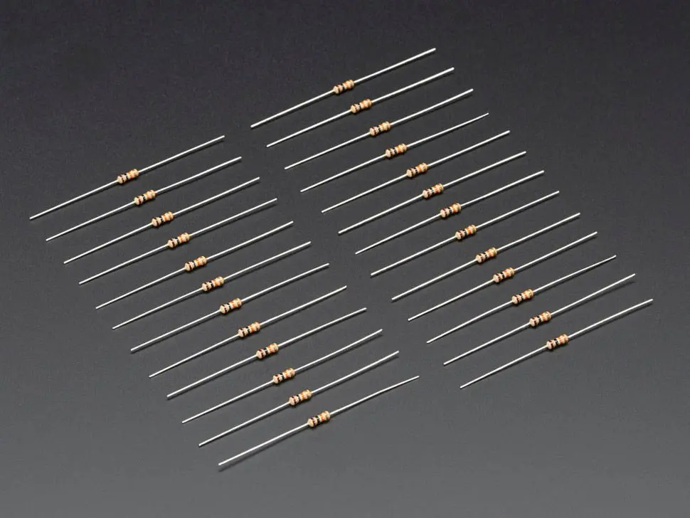 Through-Hole Resistors - 10K Ohm 5% 1/4W - Pack Of 25 1