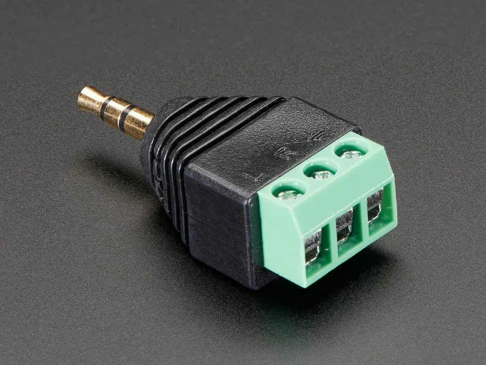 3.5Mm (1/8") Stereo Audio Plug Terminal Block 2