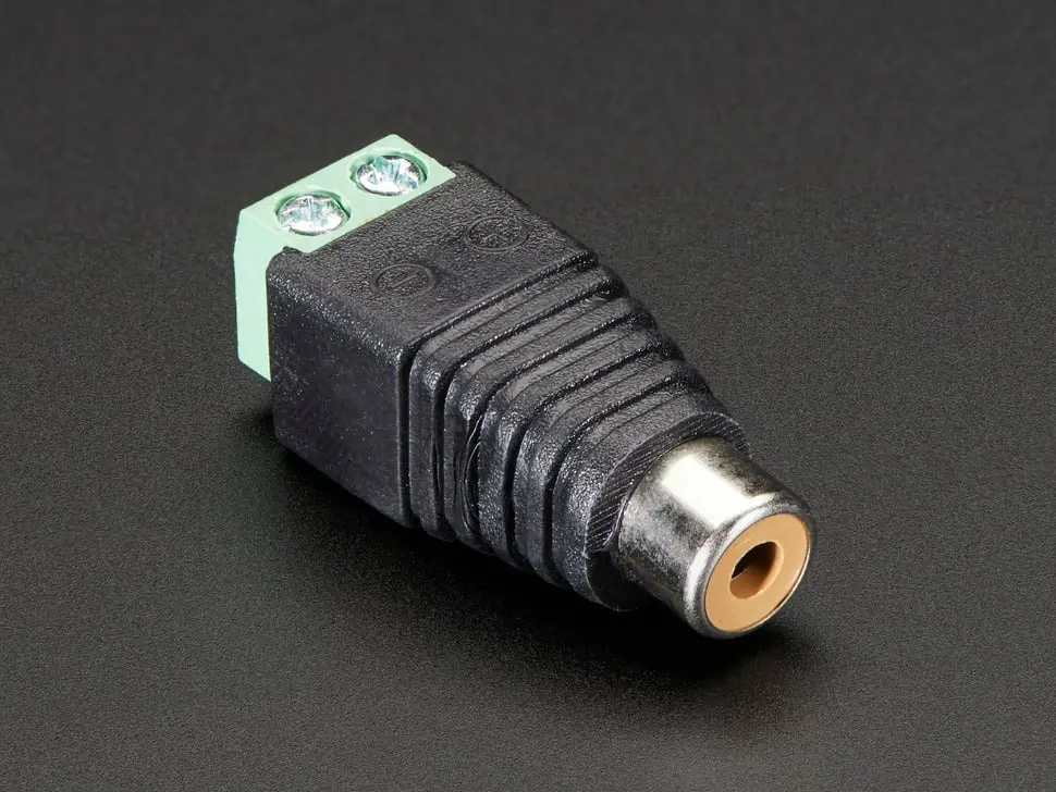 Rca Composite Video And Audio Female Jack Terminal Block 1