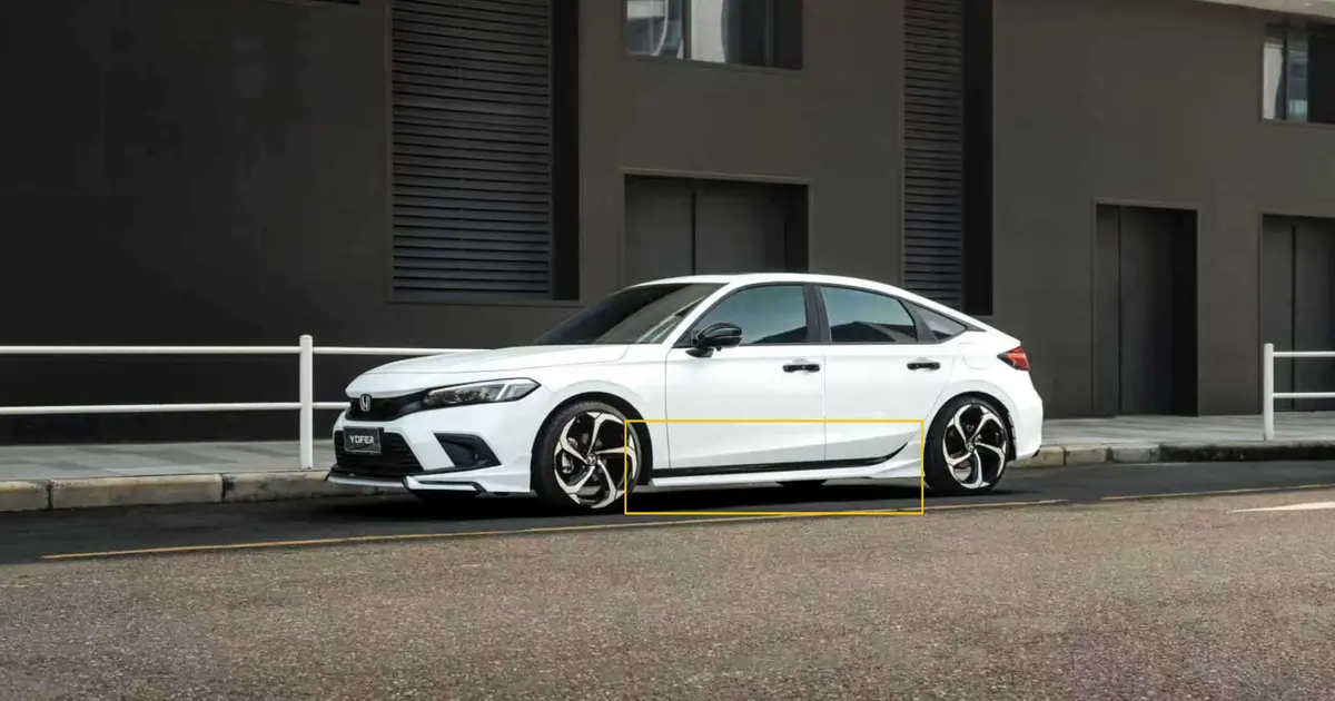 [Pre-Order] Honda Civic 11Th Gen Hybrid (2025 - 2026) Yofer Side Skirts 1