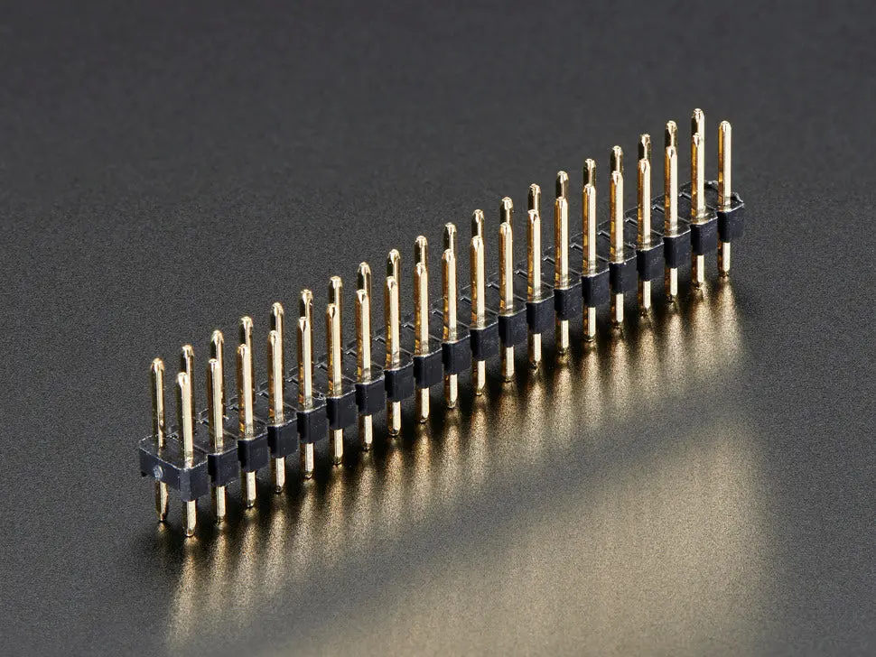 Break-Away 0.1" 2X20-Pin Strip Dual Male Header 1