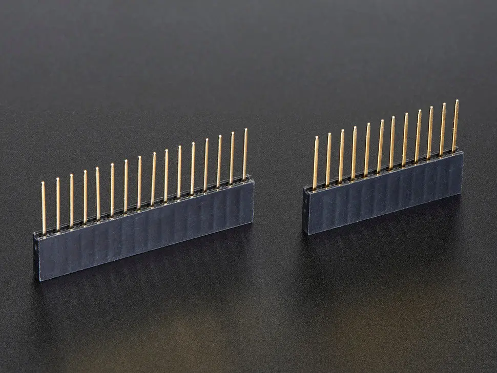Stacking Headers For Feather - 12-Pin And 16-Pin Female Headers 1
