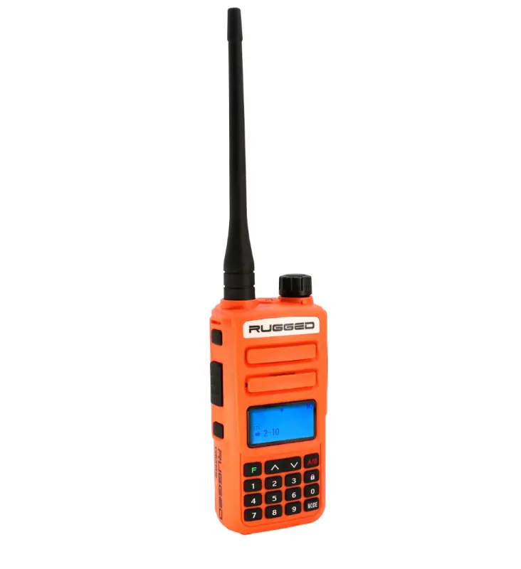 Rugged Radios Rugged Gmr2 Plus - Gmrs / Frs Two Way Handheld Radio Safety Orange | Gmr2-Plus-Orn 1