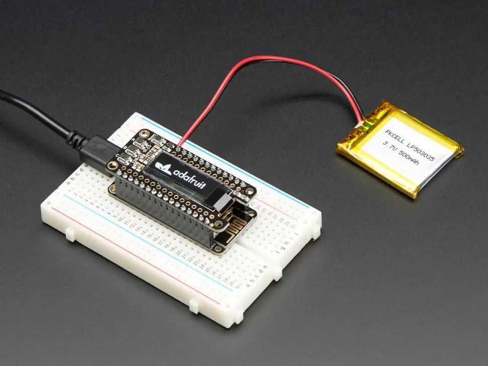 Adafruit Featherwing Oled 128X32 Oled Add-On For Feather 1