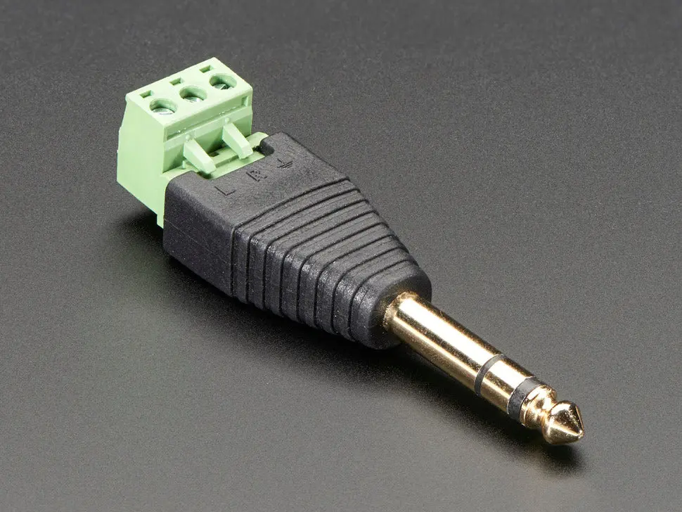 1/4" (6.35Mm) Stereo Plug Terminal Block 1