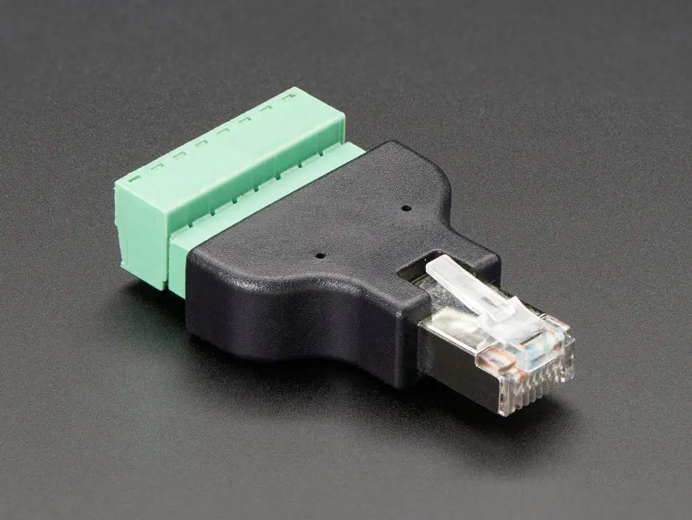Ethernet Rj45 Male Plug Terminal Block 1