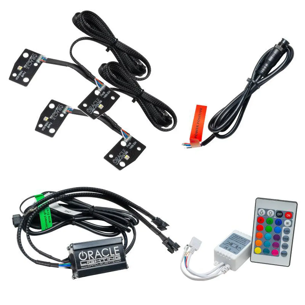 Oracle Drl Upgrade W/ Halo Kit - Colorshift W/ Simple Controller For 2021+ Ford Bronco 1