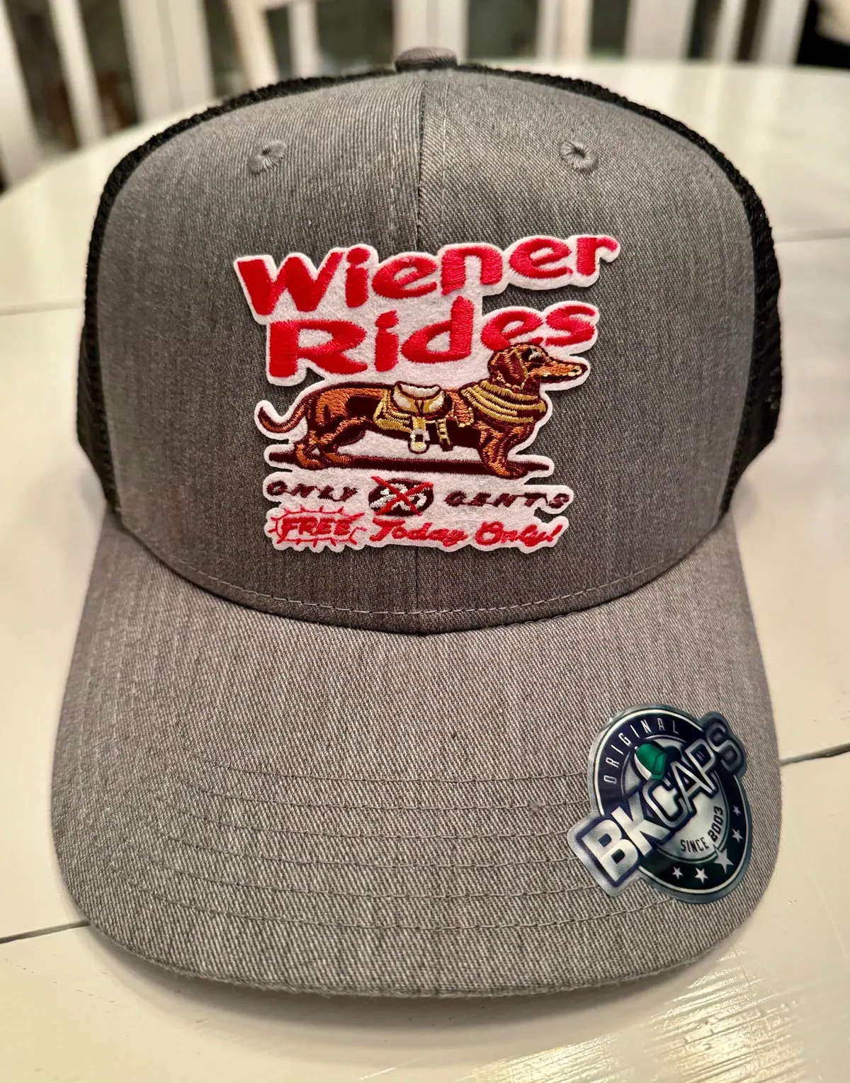 Wiener Rides Hat 1