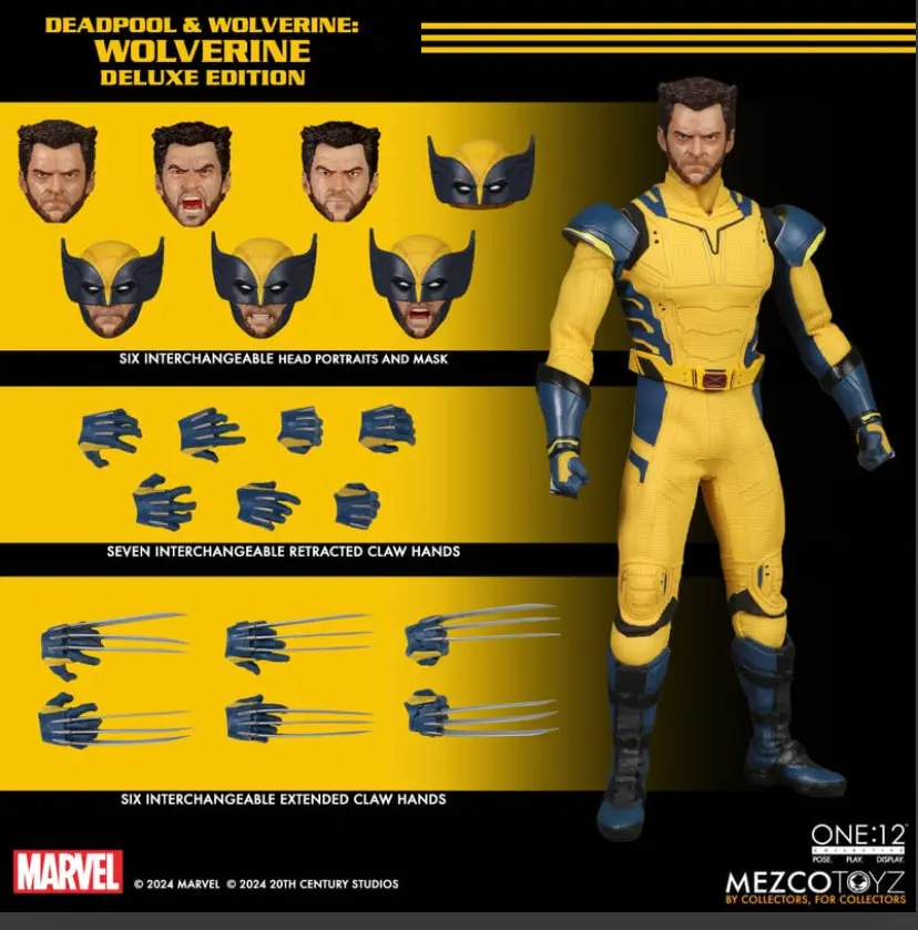 Shipping Soon - Mezco One12 Deadpool & Wolverine Deluxe Wolverine 1