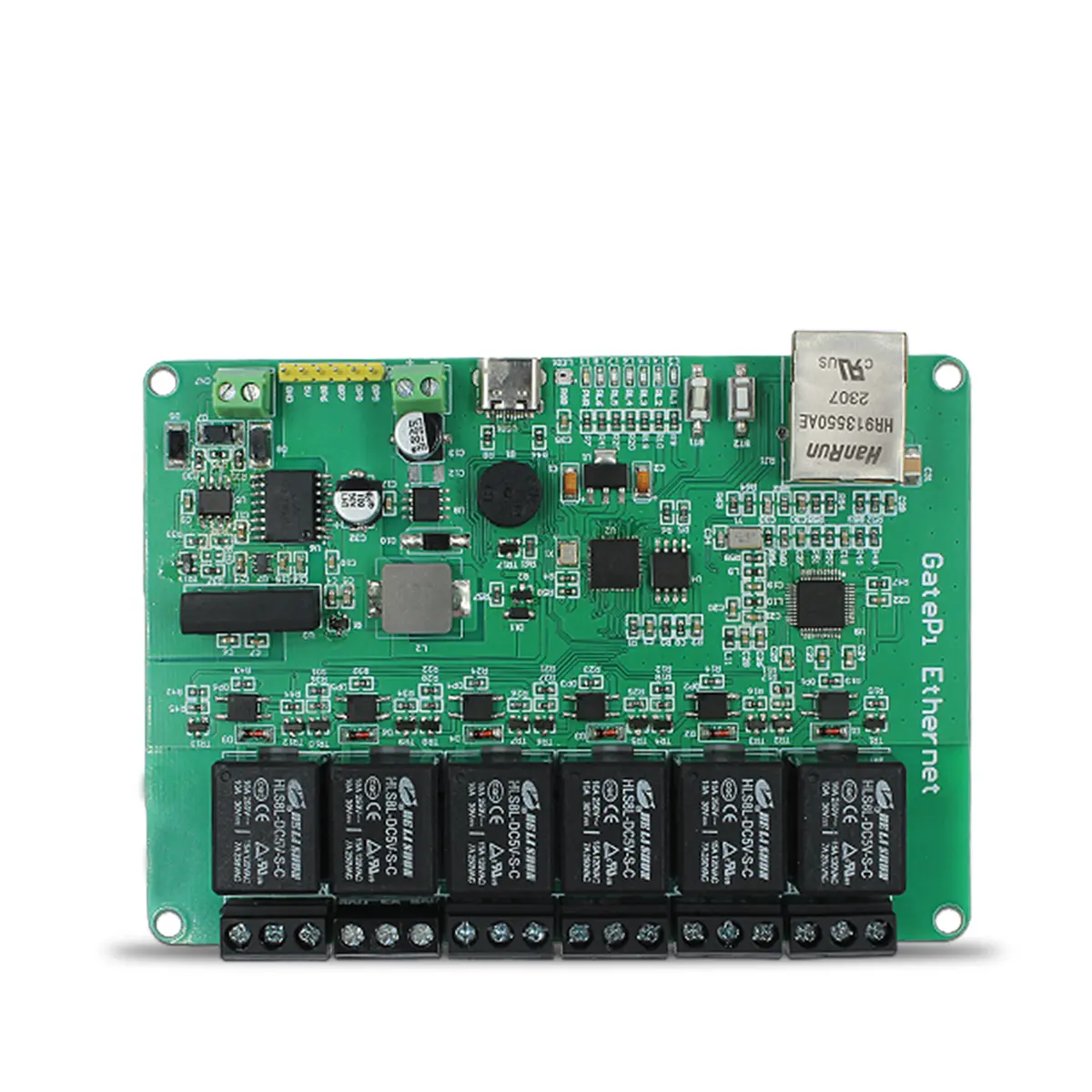 Gatepi Ethernet 6-Channel Relay Board Powered By Rp2040 1