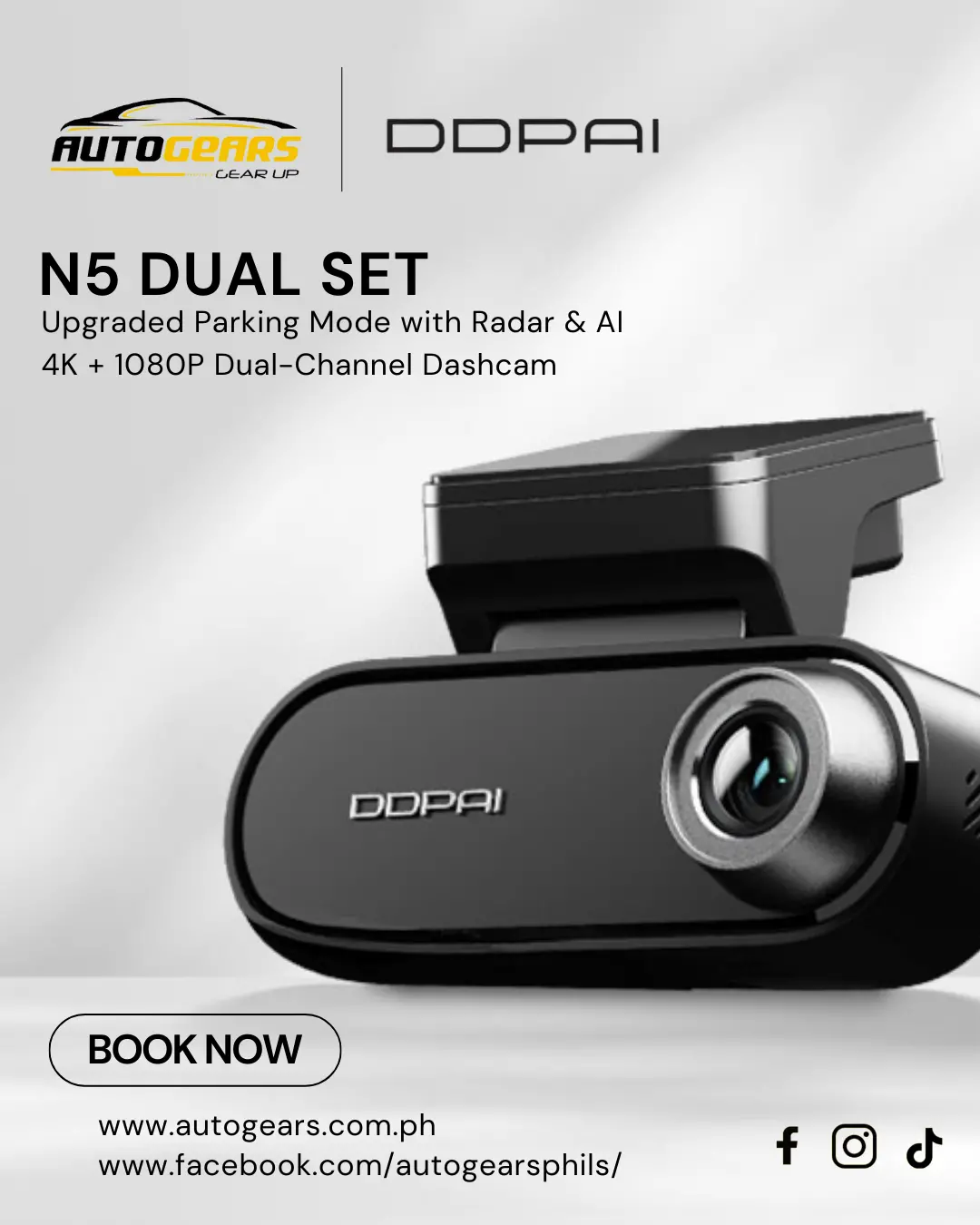Ddpai N5 Dual Dashcam 1
