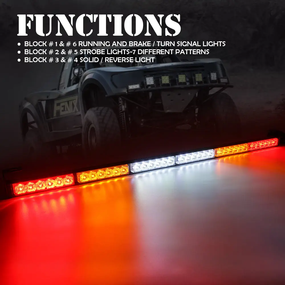 Offroad Rear Chase Light Bar 36" | Rz Series 3