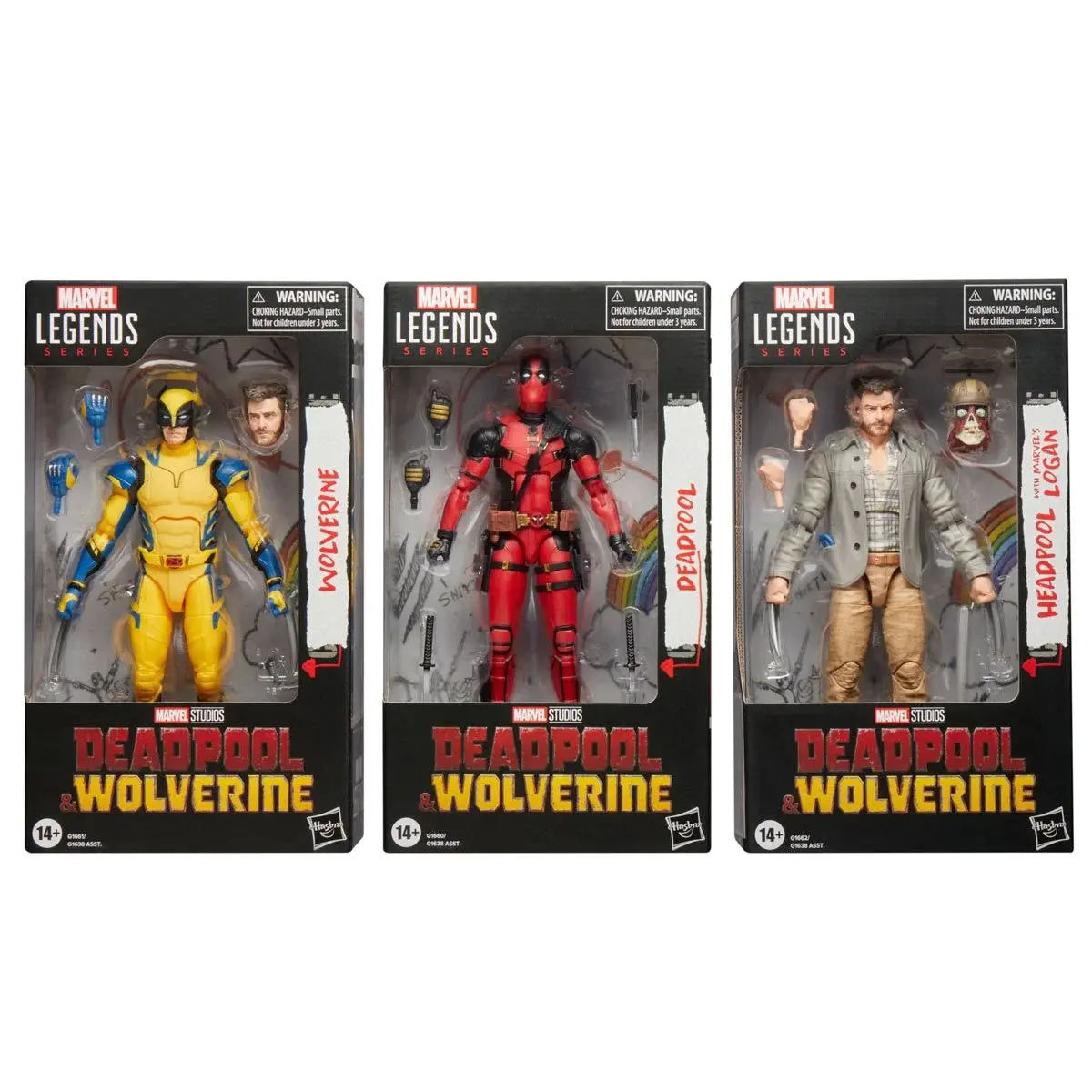 Marvel Legends Deadpool & Wolverine 6-Inch (3 Figure Set) 1