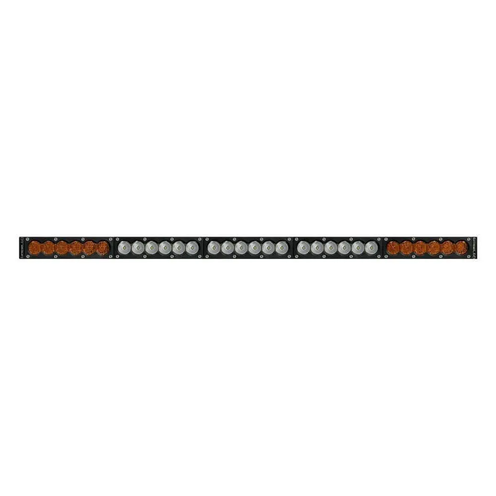 30" X6s Slim Amber/White 150W Led Light Bar & Harness 2