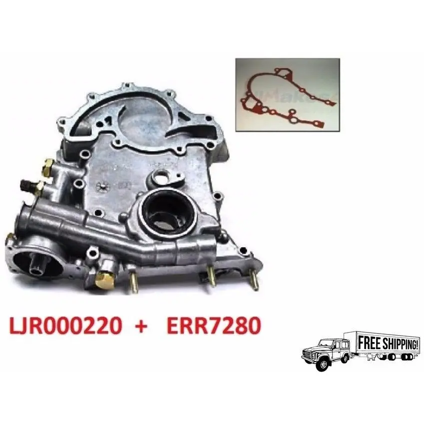 Oil Pump Engine Front Cover & Gasket 1