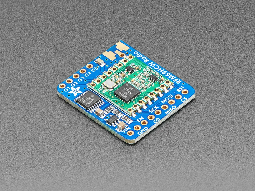 Adafruit Rfm69hcw Transceiver Radio Breakout - 868 Or 915 Mhz - Radiofruit 1