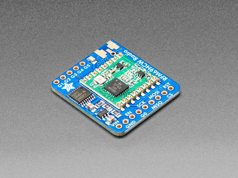 Adafruit Rfm69hcw Transceiver Radio Breakout - 433 Mhz - Radiofruit 1