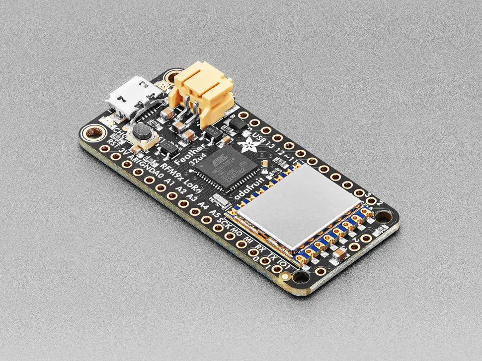 Adafruit Feather 32U4 Rfm96 Lora Radio - 433Mhz - Radiofruit 1