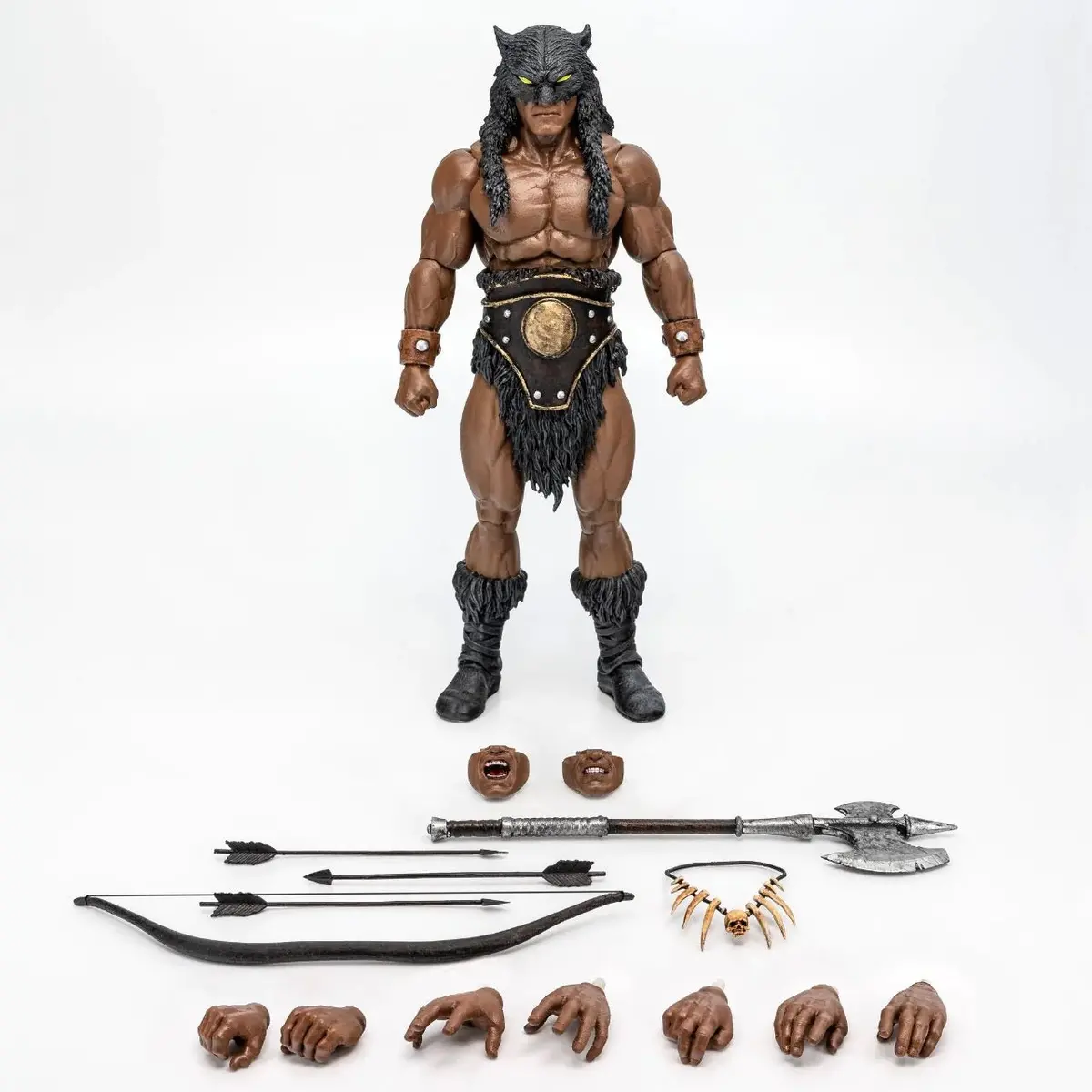 Frazetta Girls Dark Wolf 6” Scale Figure 1