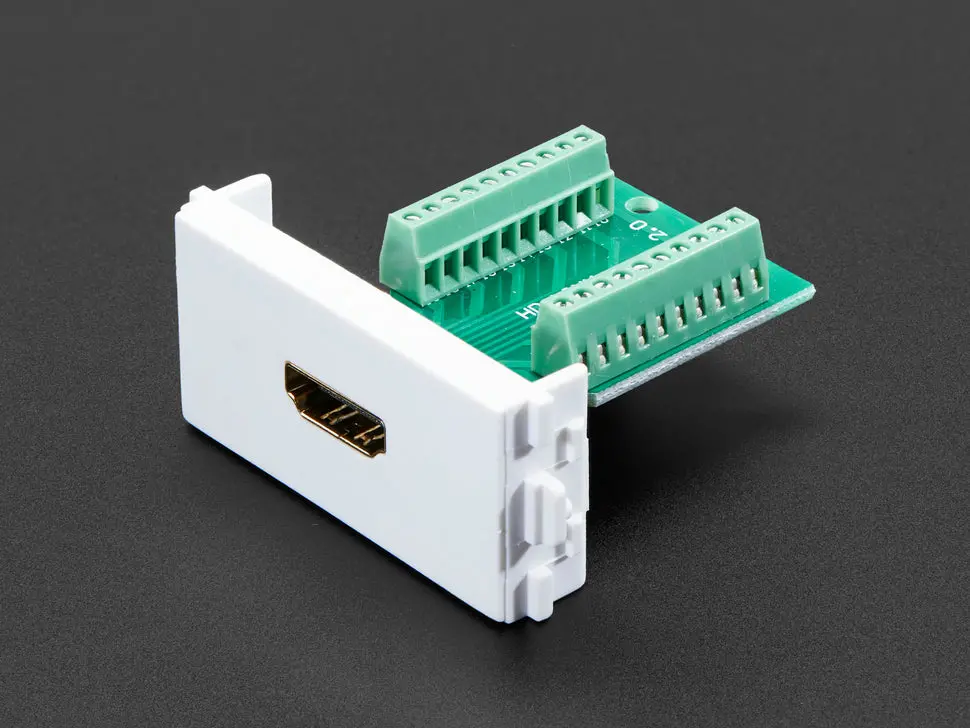 Panel Mount Hdmi Socket To Terminal Block Breakout 1