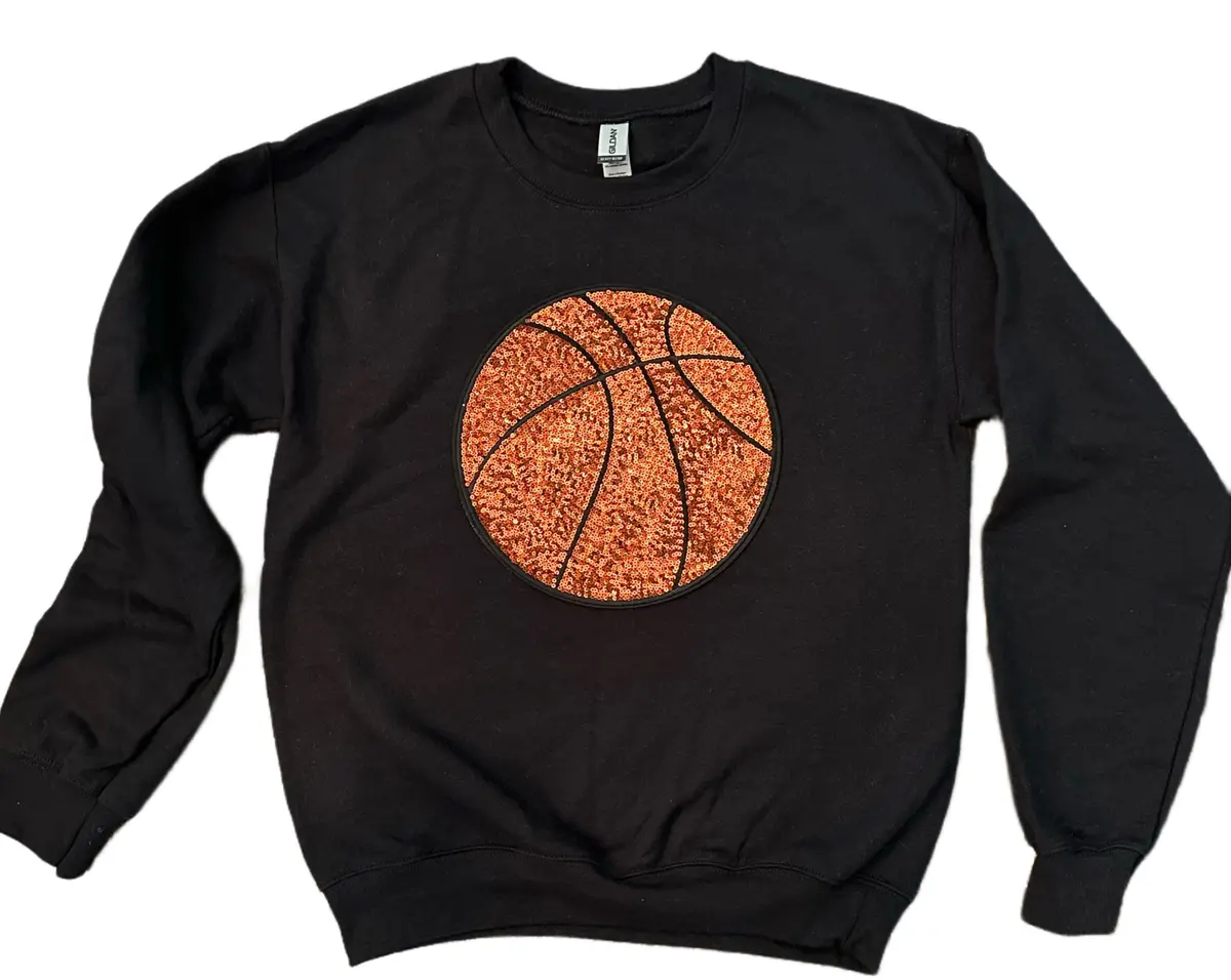 Sequin Basketball Sweatshirt (Various Colors) 1