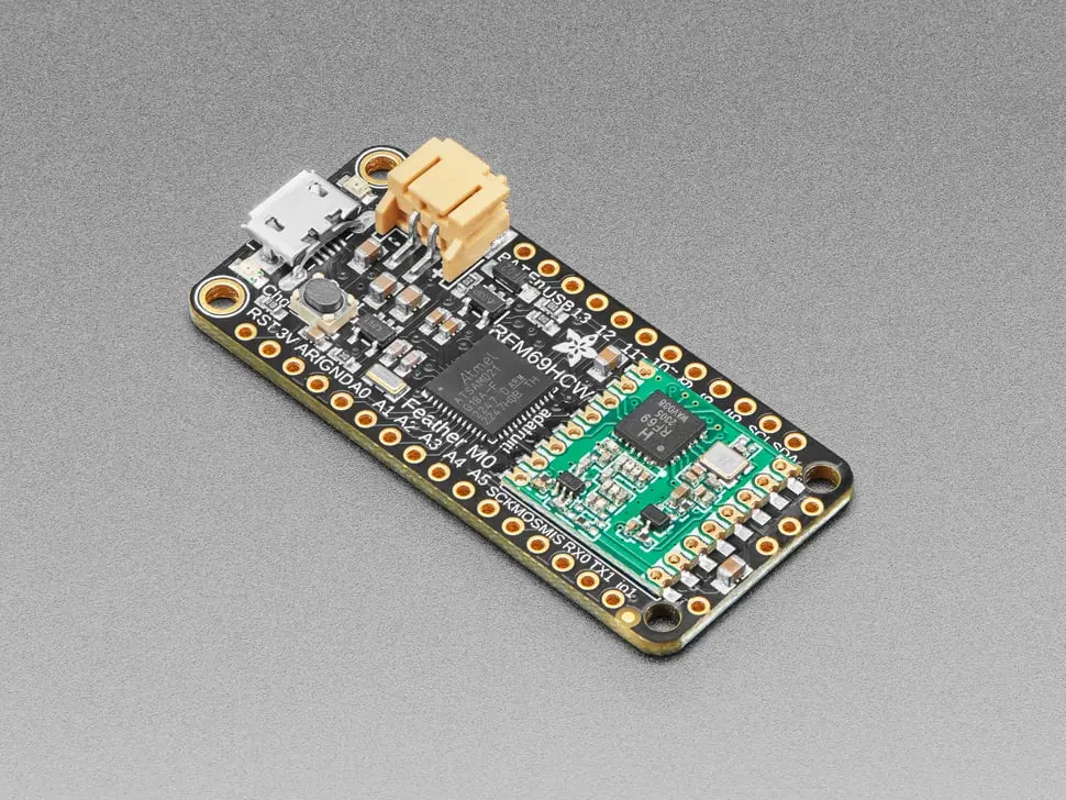 Adafruit Feather M0 Rfm69hcw Packet Radio - 433Mhz - Radiofruit 1