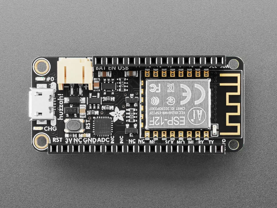 Assembled Feather Huzzah W/ Esp8266 Wifi With Stacking Headers 1