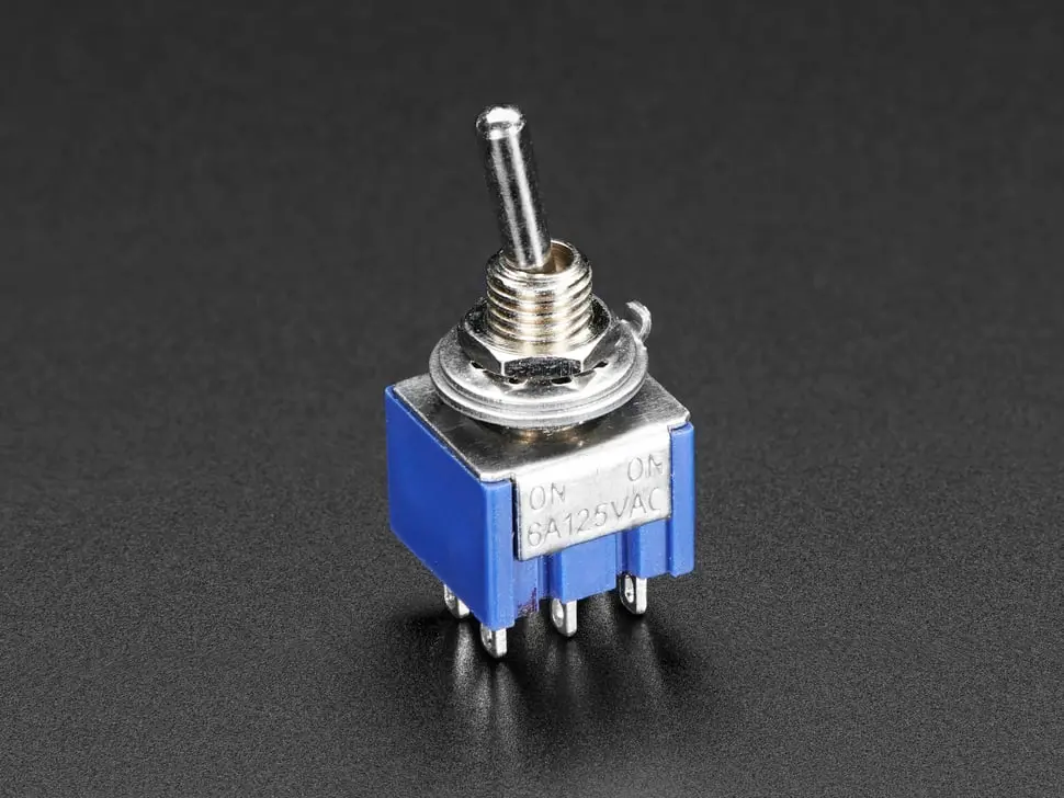 Mini Panel Mount Dpdt Toggle Switch 1