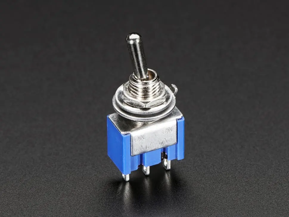 Mini Panel Mount Spdt Toggle Switch 1