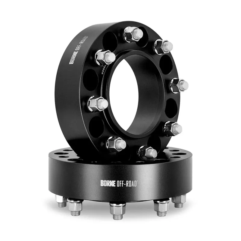Mishimoto Borne Off-Road 6X139.7 1" Black Wheel Spacers For 2021+ Ford Bronco (Pair) | Bnws-001-250Bk 1