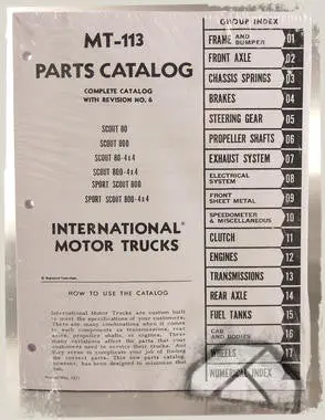 Parts Manuals (See Details For All Vehicles) 1