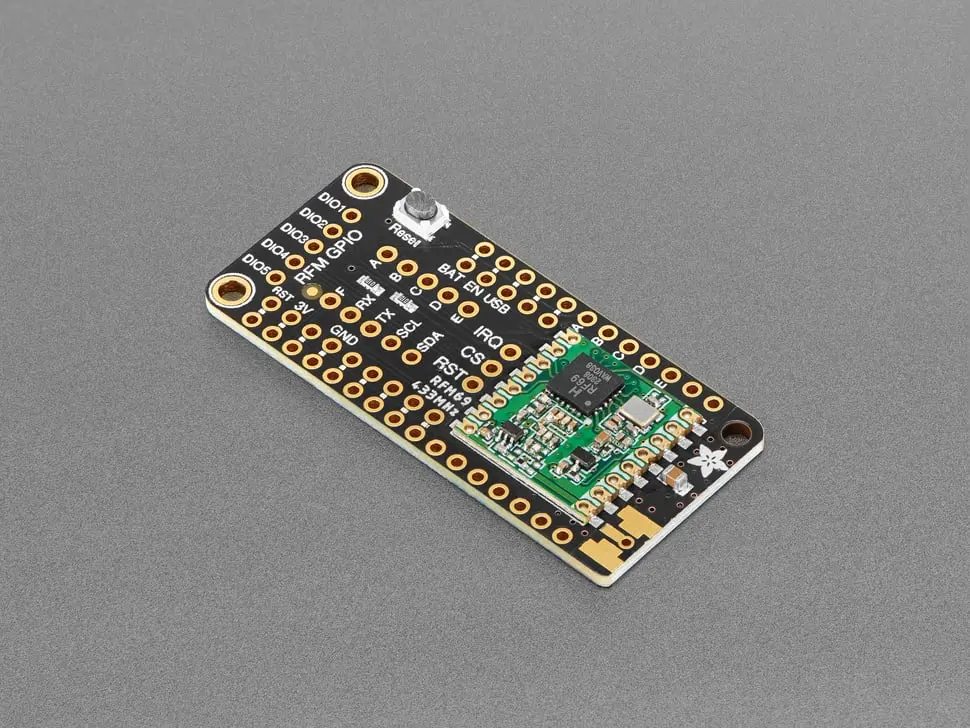 Adafruit Radio Featherwing - Rfm69hcw 433Mhz - Radiofruit 1