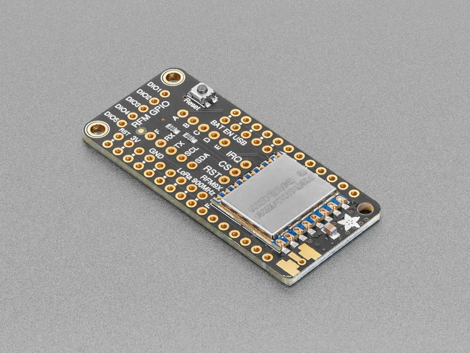 Adafruit Lora Radio Featherwing - Rfm95w 900 Mhz - Radiofruit 1