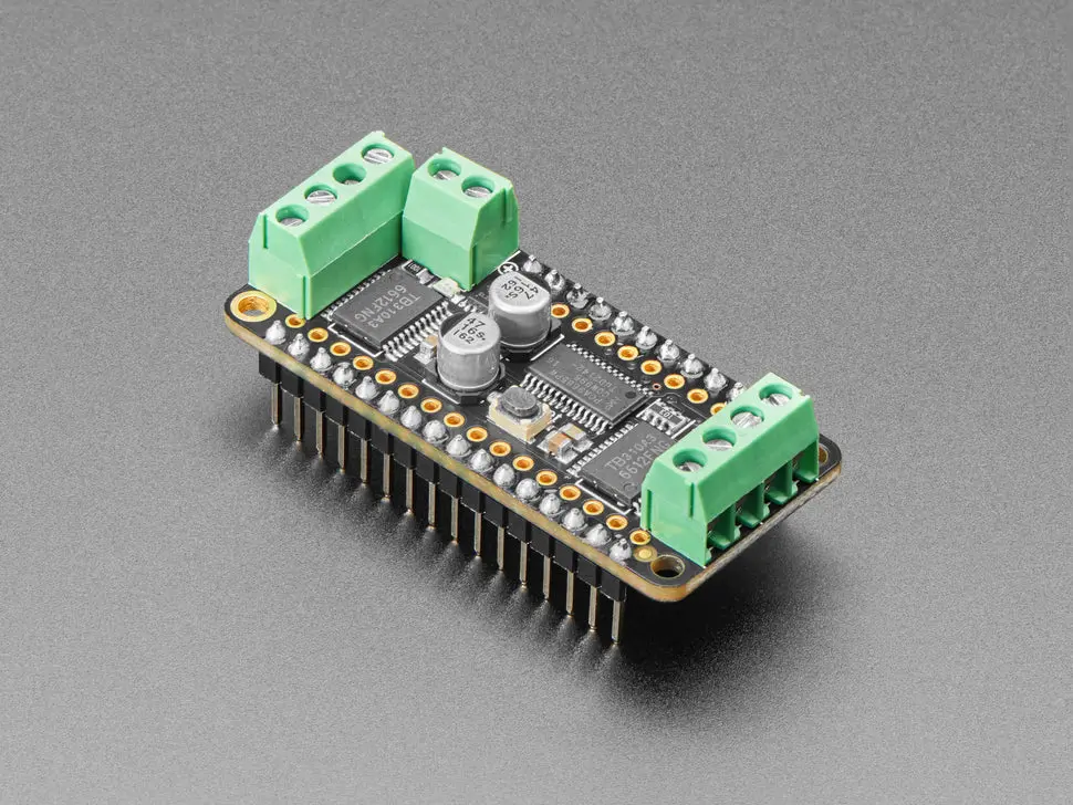 Assembled Dc Motor + Stepper Featherwing Add-On 1