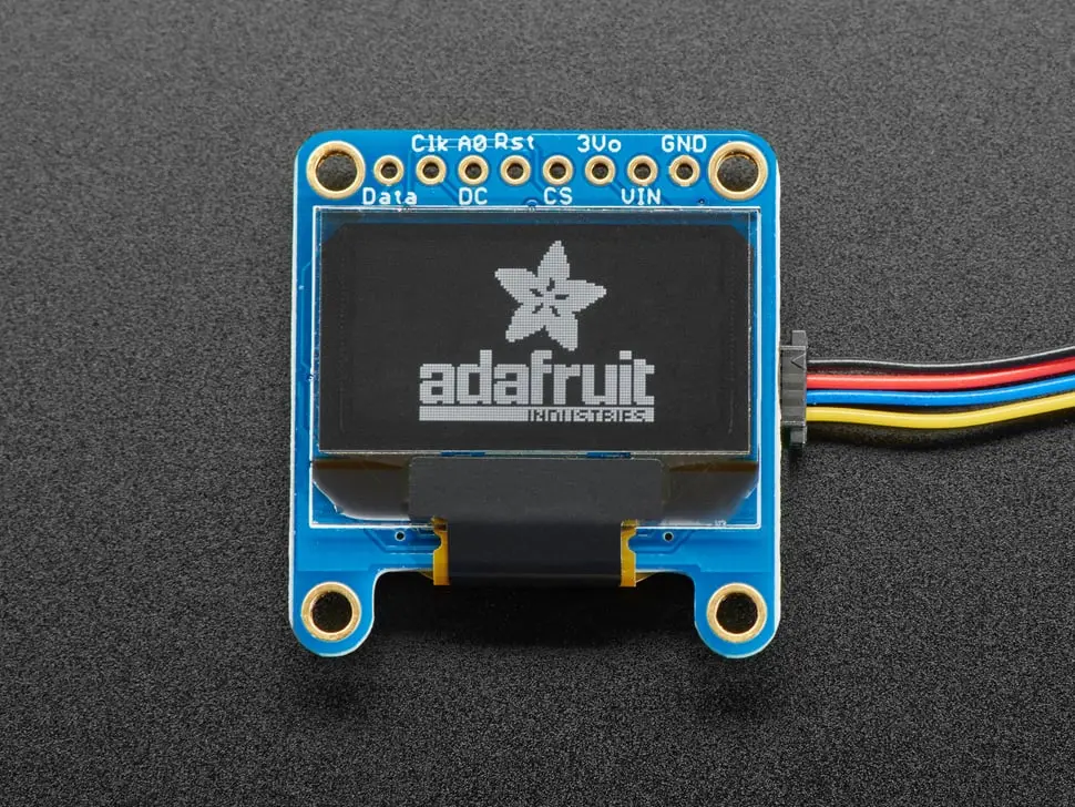 Monochrome 0.96" 128X64 Oled Graphic Display - Stemma Qt 1