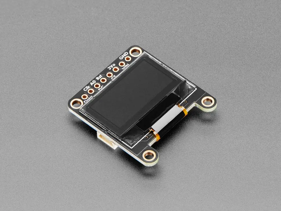 Monochrome 0.96" 128X64 Oled Graphic Display - Stemma Qt 1