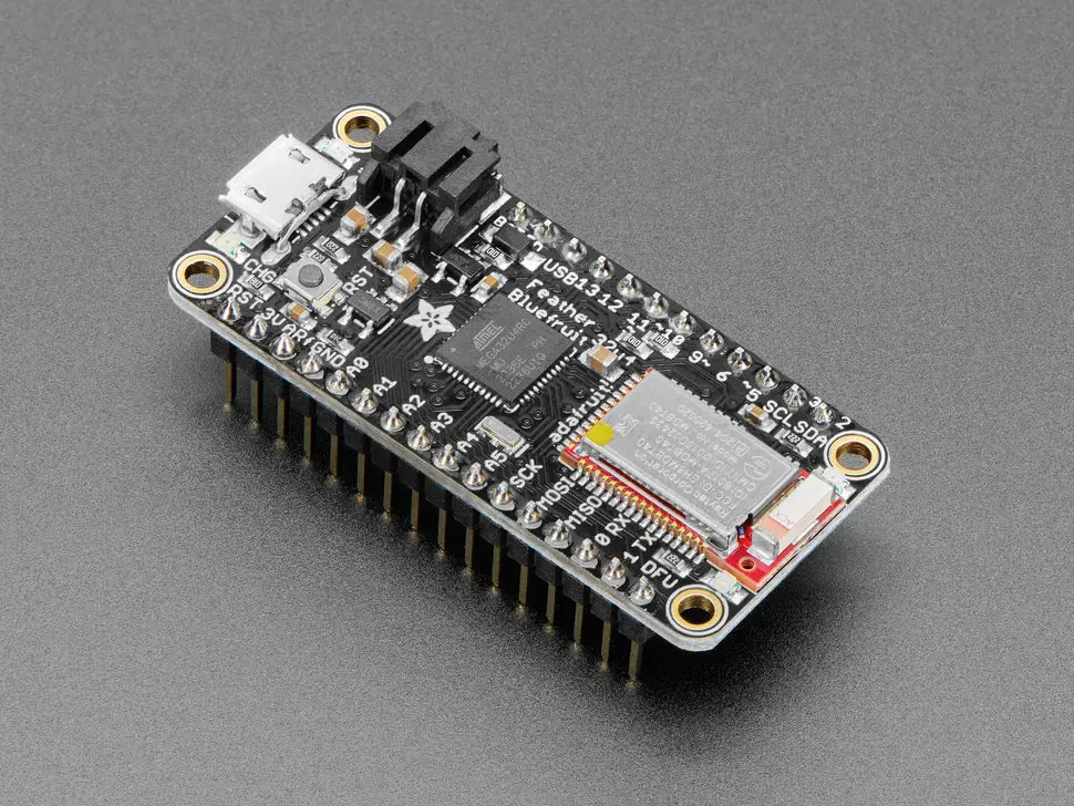 Adafruit Feather 32U4 Bluefruit Le With Headers - Assembled 1