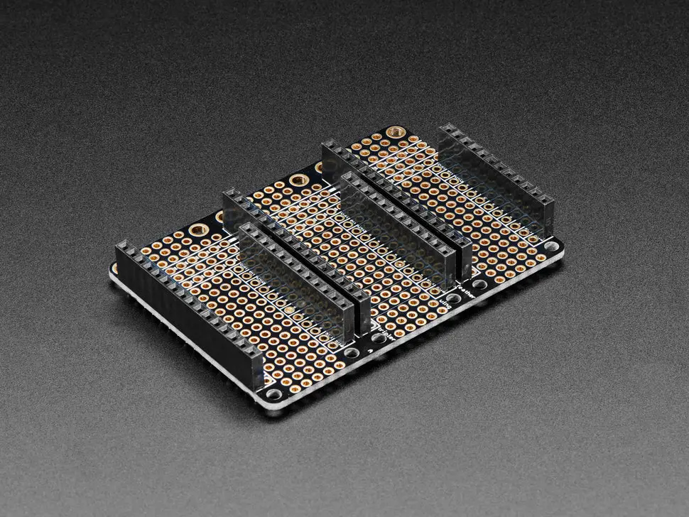 Featherwing Tripler Mini Kit - Prototyping Add-On For Feathers 1