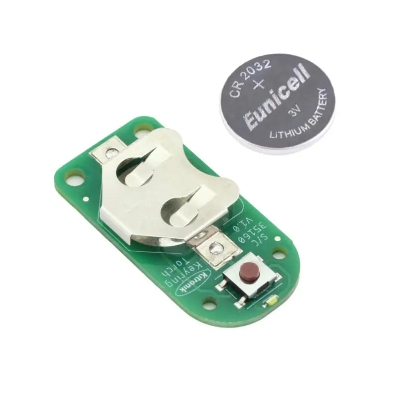 Kitronik White Led Keyring Torch Pre-Built 1