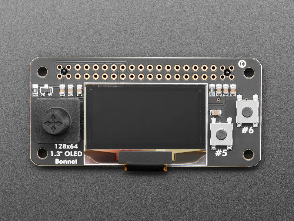 Adafruit 128X64 Oled Bonnet For Raspberry Pi 1